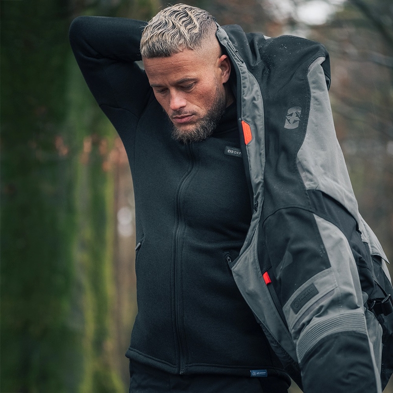 Căptușeală termică pentru jacheta Oxford Advanced Advanced Fleece neagră