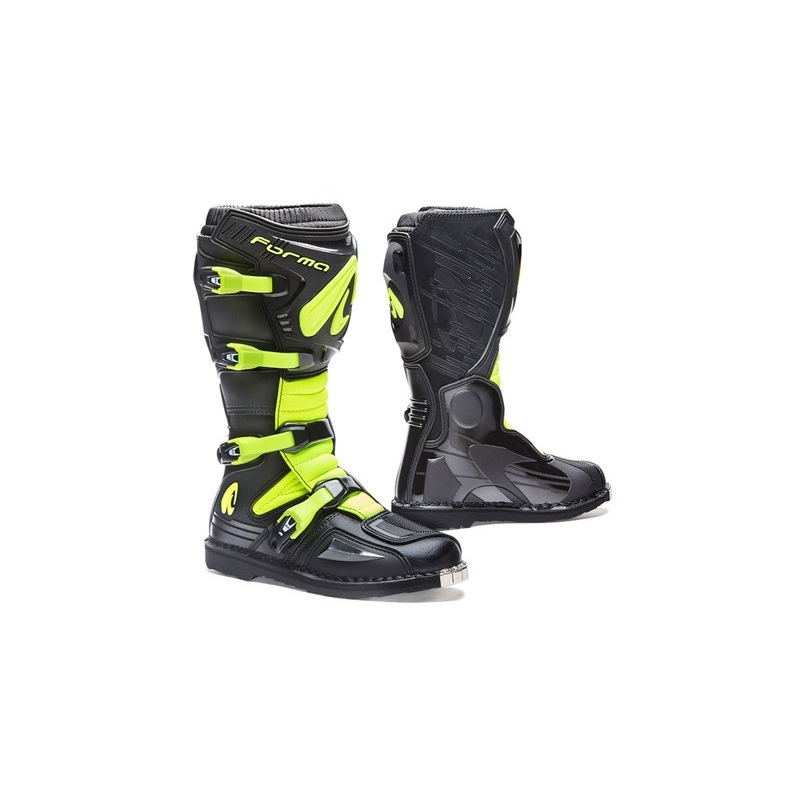 Forma Terrain EVO cizme de motocicletă negru-galben-fluo