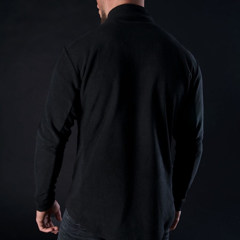 Căptușeală termică pentru jacheta Oxford Advanced Micro Fleece 1/2 Neck, neagră