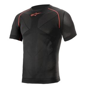 Cămașă termică cu mâneci scurte Alpinestars Ride Tech Summer negru-roșu