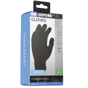 Căptușeli pentru mănuși OXFORD Coolmax® negre