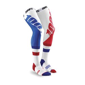 Înălțimi pentru genunchi 100%-USA REV MX albastru-roșu