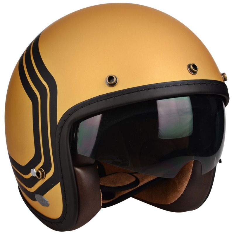 Cască de motocicletă Open Lazer Mambo Evo Old School Vânzare lichidare