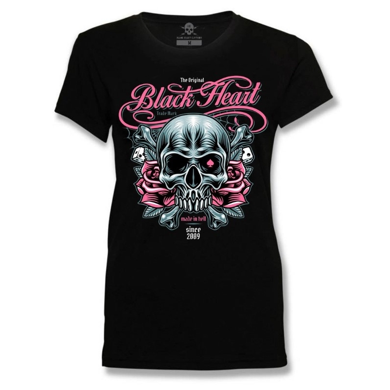 Femei Black Heart Hollister T-shirt negru lichidare