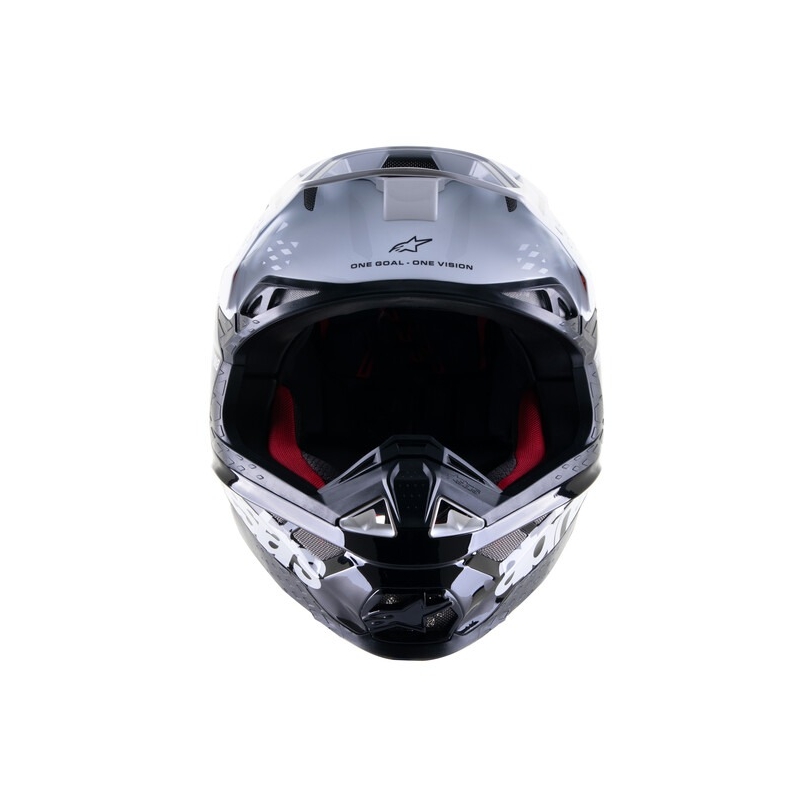 Casca motocross Alpinestars Supertech S-M8 Radium 2 negru-alb