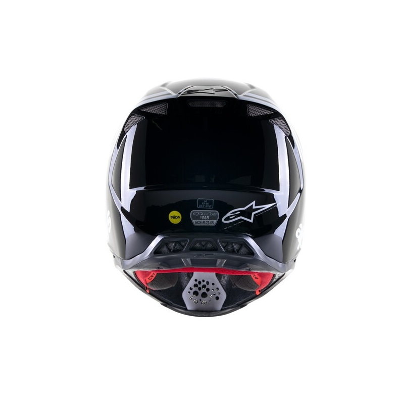 Casca motocross Alpinestars Supertech S-M8 Radium 2 negru-alb