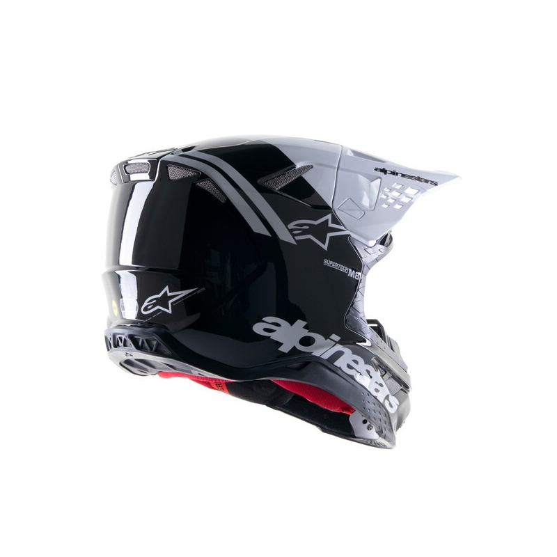 Casca motocross Alpinestars Supertech S-M8 Radium 2 negru-alb