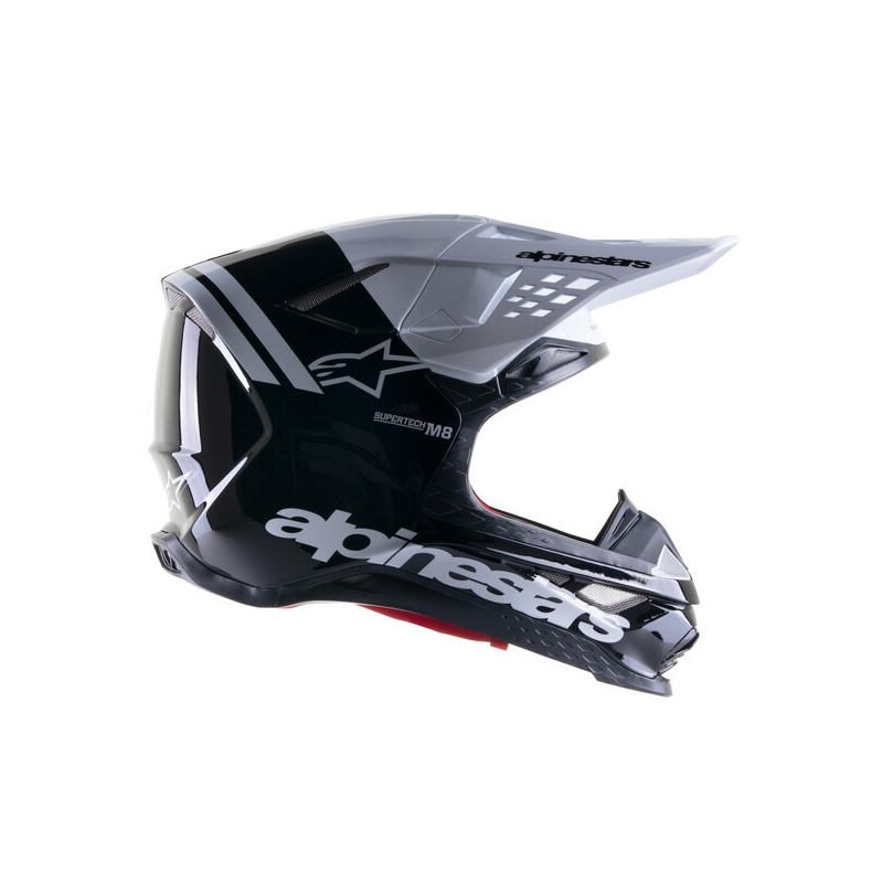 Casca motocross Alpinestars Supertech S-M8 Radium 2 negru-alb