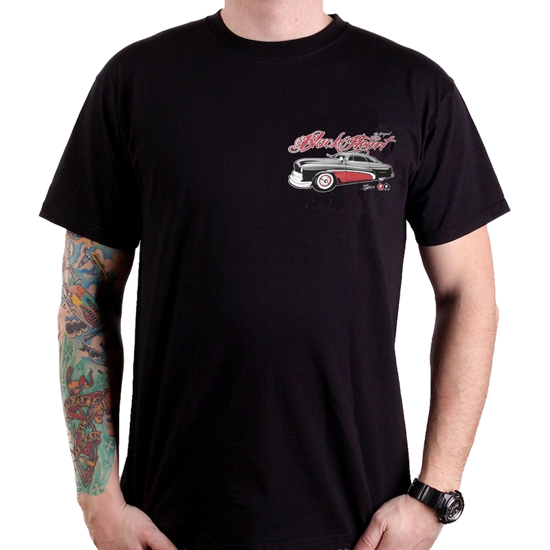 Tricou pentru bărbați Black Heart Bullock lichidare