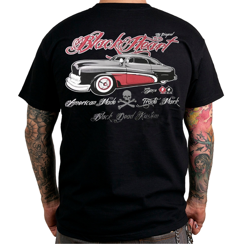 Tricou pentru bărbați Black Heart Bullock lichidare