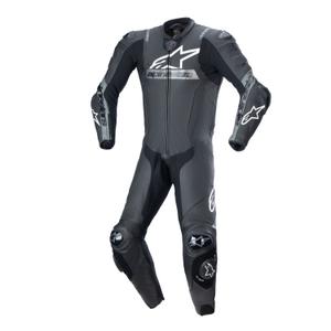Costum moto Alpinestars Missile 2 Ward din piele negru-gri