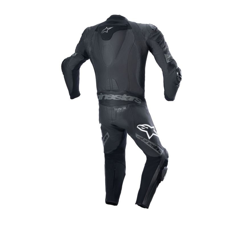 Costum moto Alpinestars Missile 2 Ward din piele negru-gri