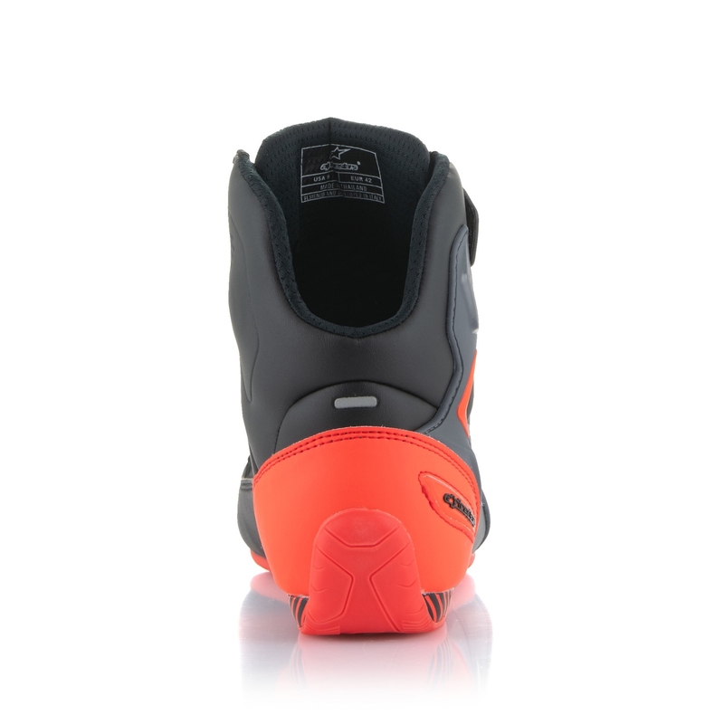 Ghete moto Alpinestars Faster-3 negru-gri-rosu fluo
