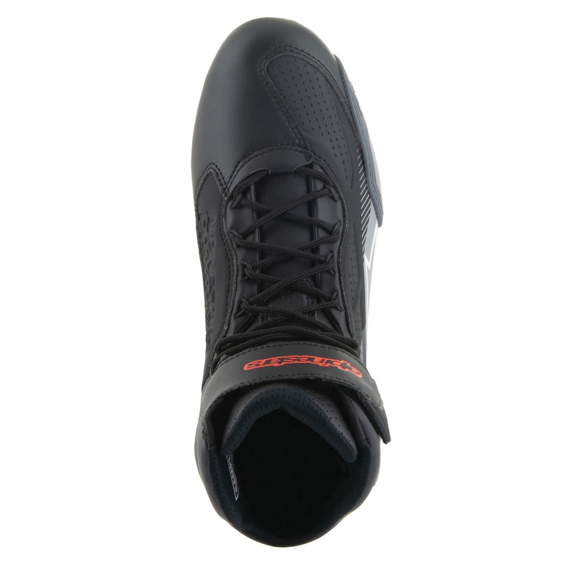 Ghete moto Alpinestars Faster-3 negru-gri-rosu fluo