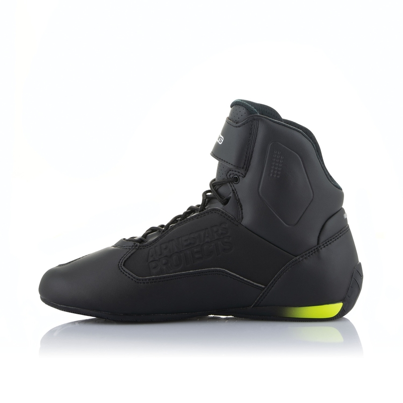 Cizme moto Alpinestars Faster-3 negru-galben fluo