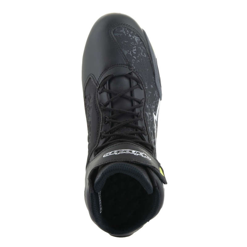 Cizme moto Alpinestars Faster-3 negru-galben fluo