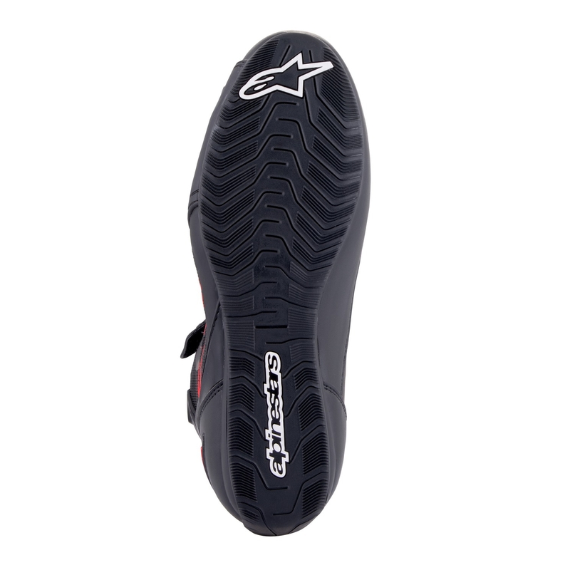 Cizme moto Alpinestars Faster-3 Rideknit negru-gri inchis-rosu