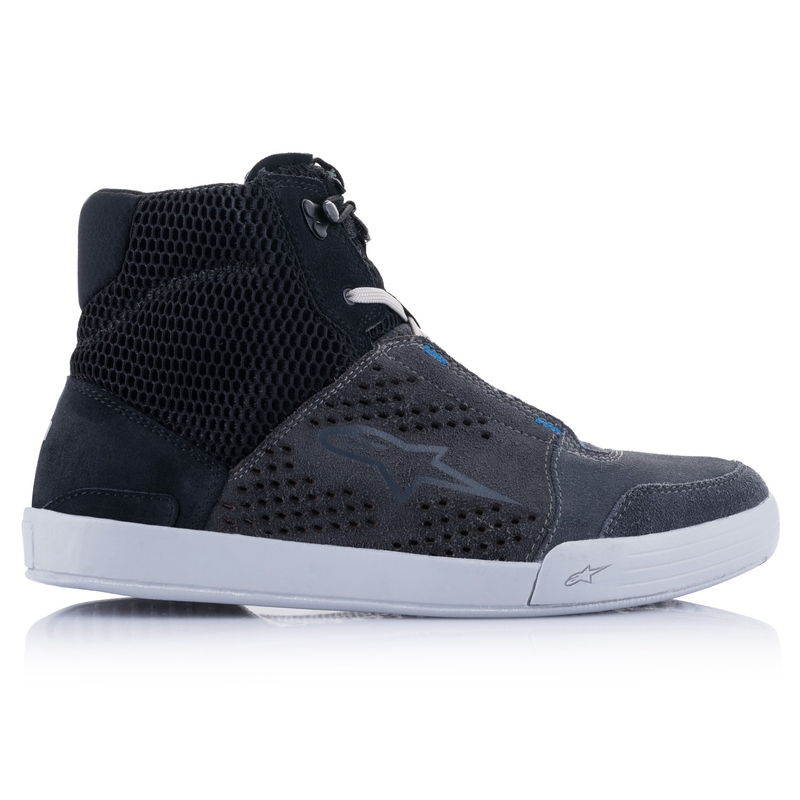 Cizme moto Alpinestars Chrome Air negru-gri-albastru