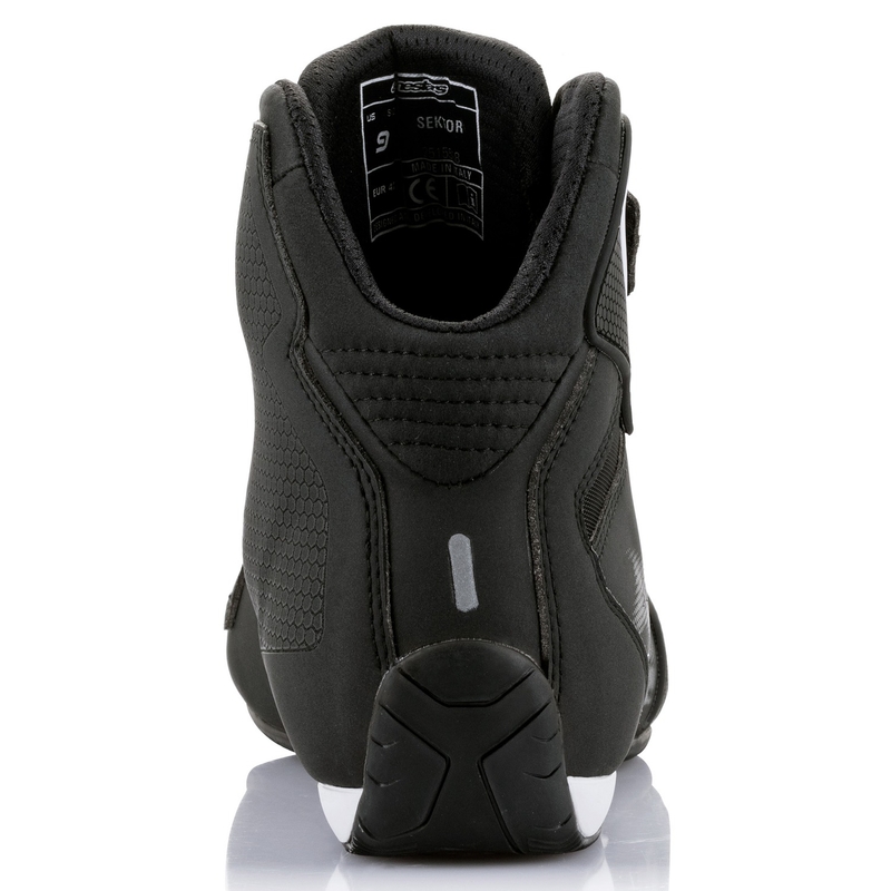 Cizme moto Alpinestars Sektor alb-negru
