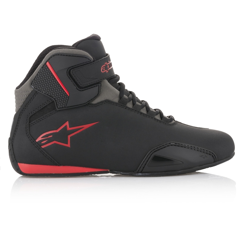 Cizme moto Alpinestars Sektor negru-rosu