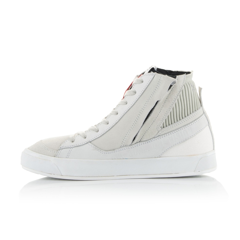 Cizme moto Alpinestars Stated alb-gri