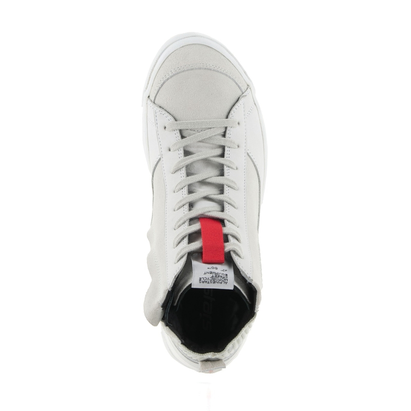 Cizme moto Alpinestars Stated alb-gri