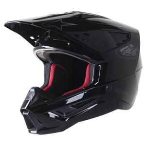 Casca de motocross Alpinestars S-M5 Scout negru-argintiu