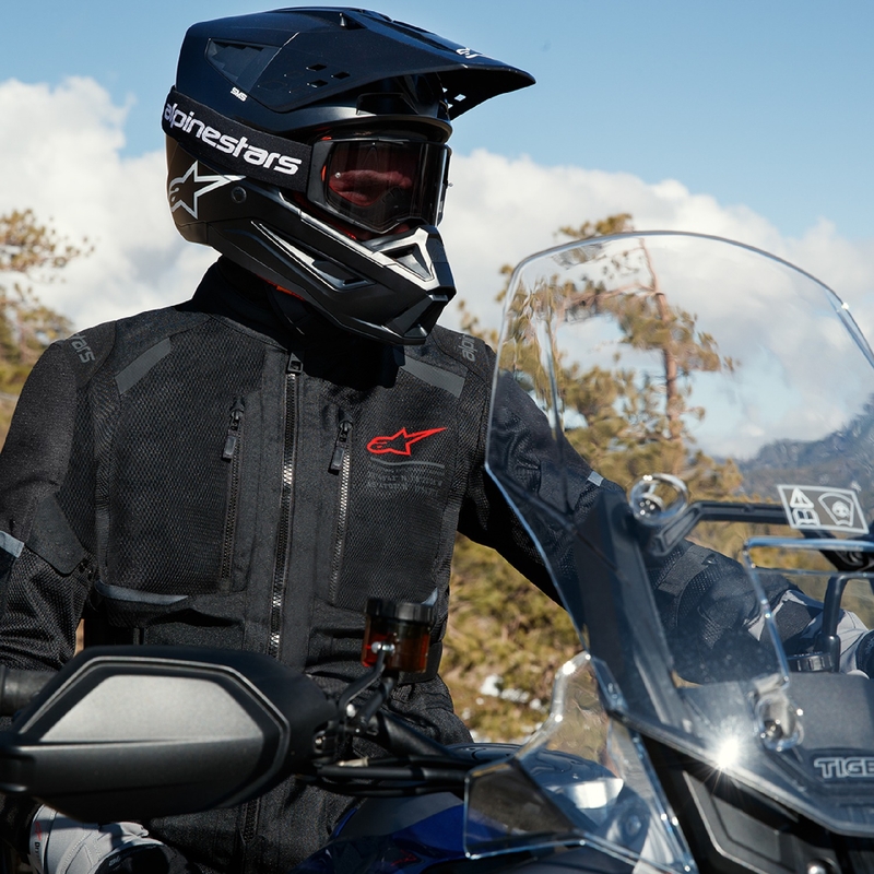 Geacă motocicletă Alpinestars Andes Drystar 2 neagră