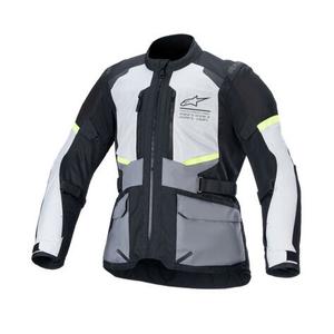 Jachetă moto Alpinestars Andes Air Drystar Gri deschis-Gri închis-Negru-Galben fluo 2024