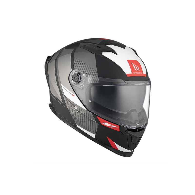 Casca moto integrala MT BRAKER SV Chento BO negru-gri-alb mat