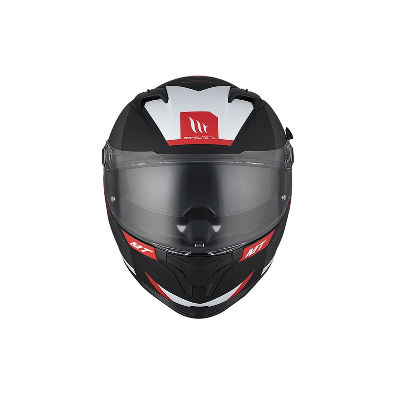 Casca moto integrala MT BRAKER SV Chento B5 negru-gri-rosu mat