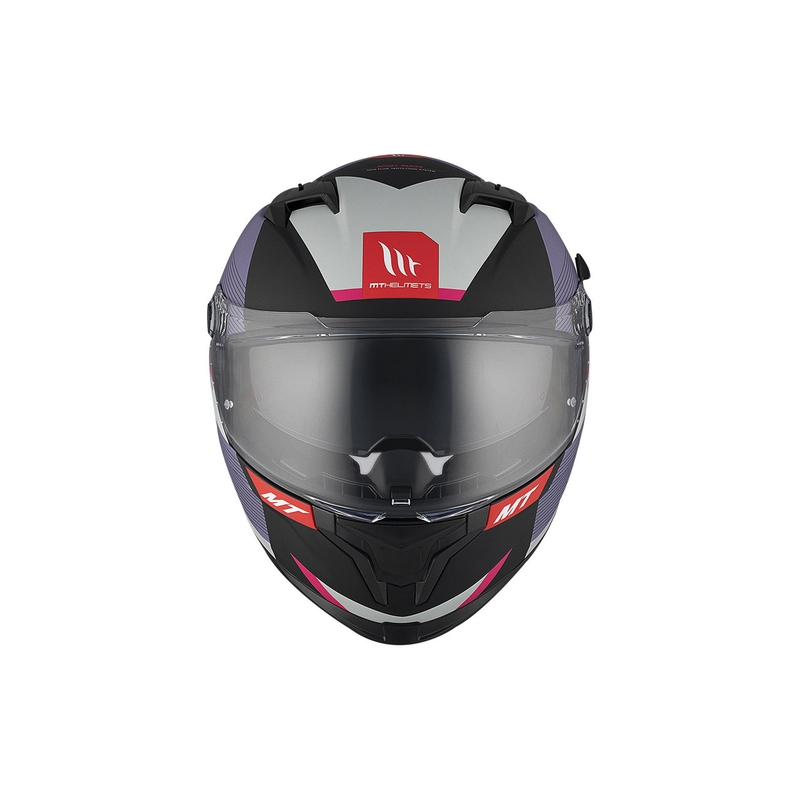 Casca moto integrala MT BRAKER SV Chento B9 negru mat-violet-roz