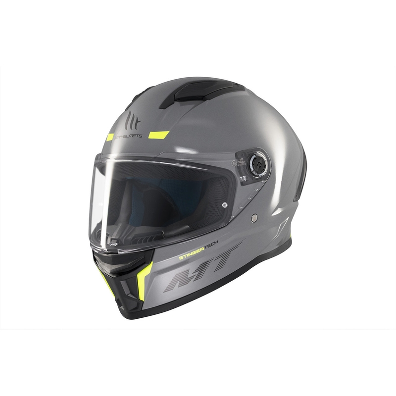 Casca moto integrala MT Stinger 2 Solid gri lucios
