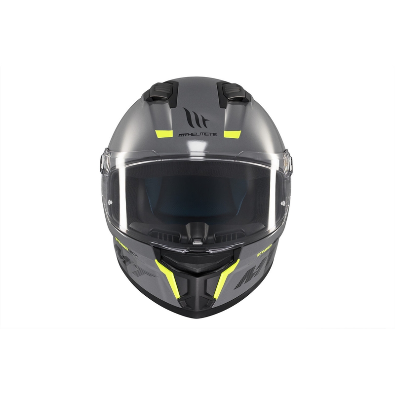 Casca moto integrala MT Stinger 2 Solid gri lucios