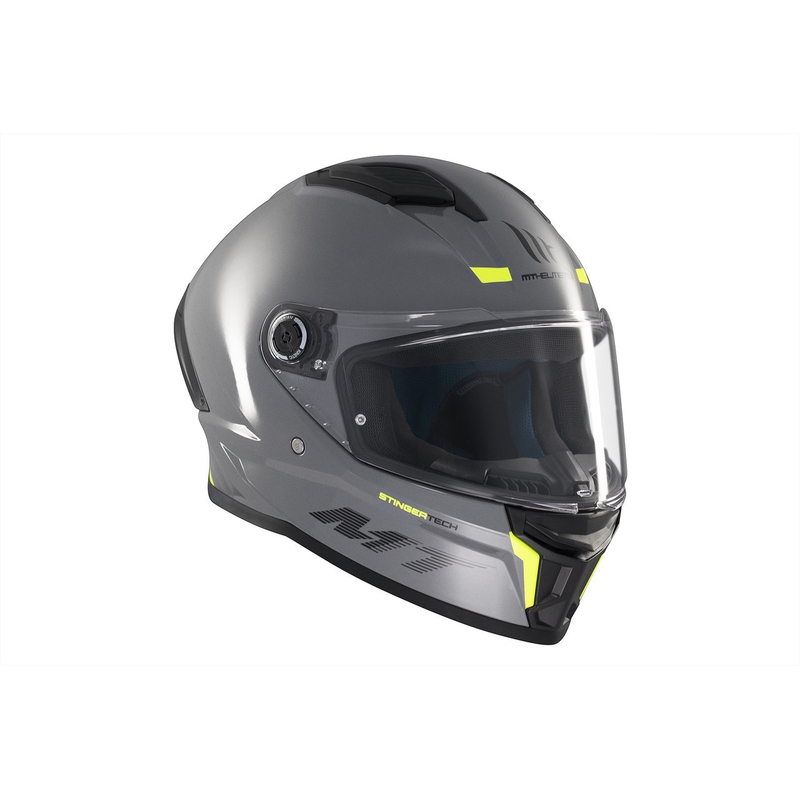 Casca moto integrala MT Stinger 2 Solid gri lucios