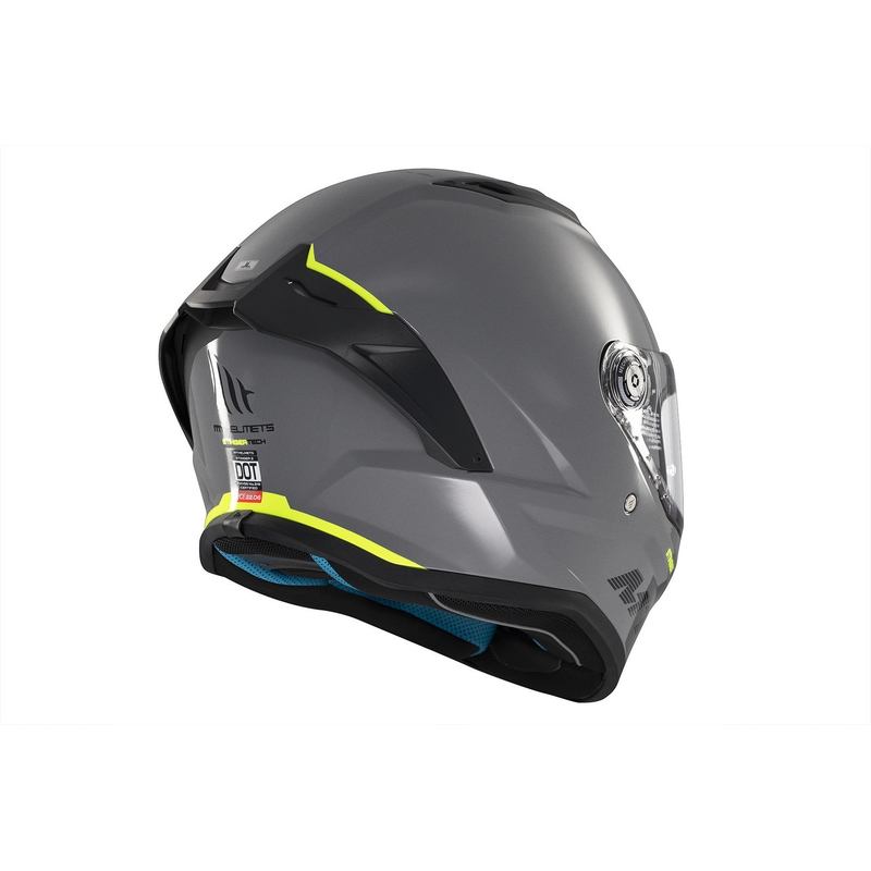 Casca moto integrala MT Stinger 2 Solid gri lucios