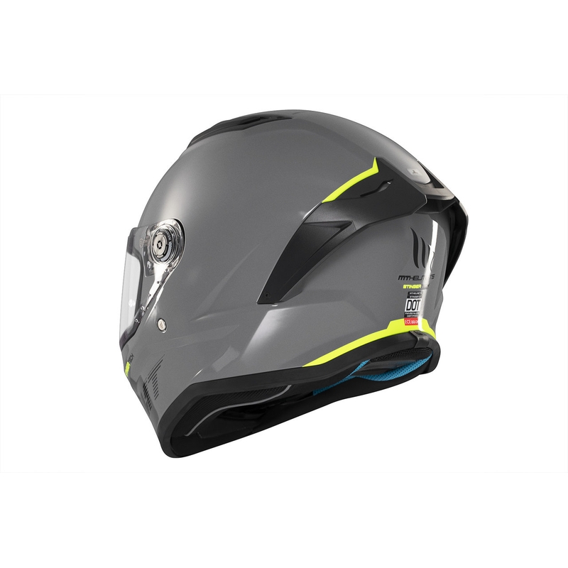 Casca moto integrala MT Stinger 2 Solid gri lucios