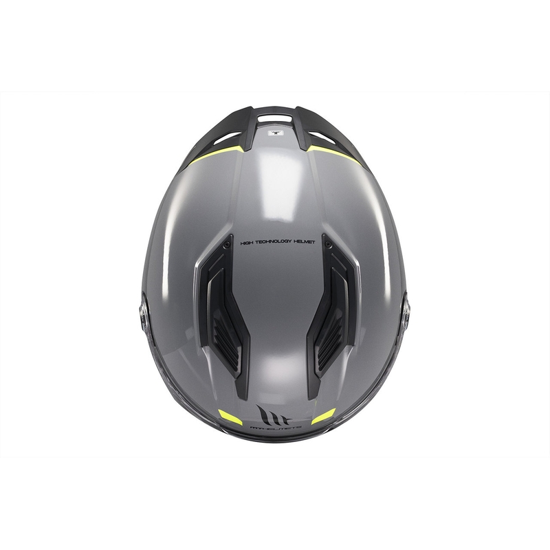 Casca moto integrala MT Stinger 2 Solid gri lucios
