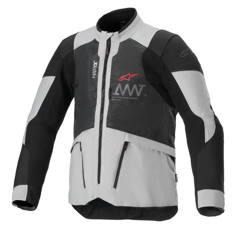 Geacă de motocicletă Alpinestars Amt 7 Air gri deschis-negru