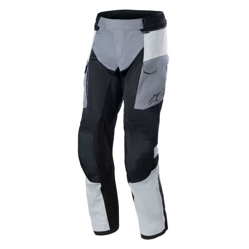 Pantaloni moto Alpinestars Andes Air Drystar Gri deschis-Gri închis-Negru-Galben fluo