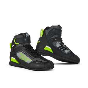 Cizme moto SEVENTY DEGREES SD-BR2 Veloce negru-galben fluo