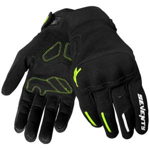 Mănuși moto Seventy Degrees SD-C40 Asphalt negru-galben fluo