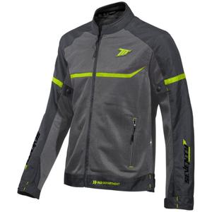 Geacă moto SEVENTY DEGREES SD-JR30.1 Mojave gri-galben fluo