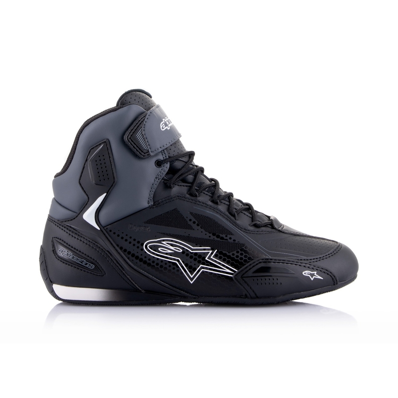 Ghete moto Alpinestars Faster-3 Drystar Negru-Gri Inchis