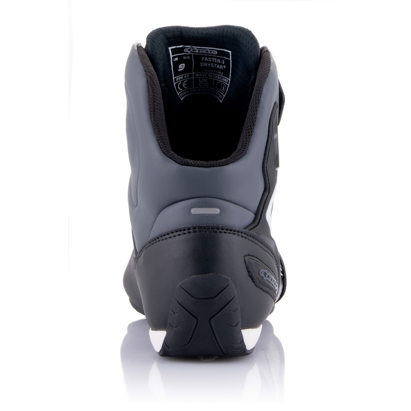 Ghete moto Alpinestars Faster-3 Drystar Negru-Gri Inchis