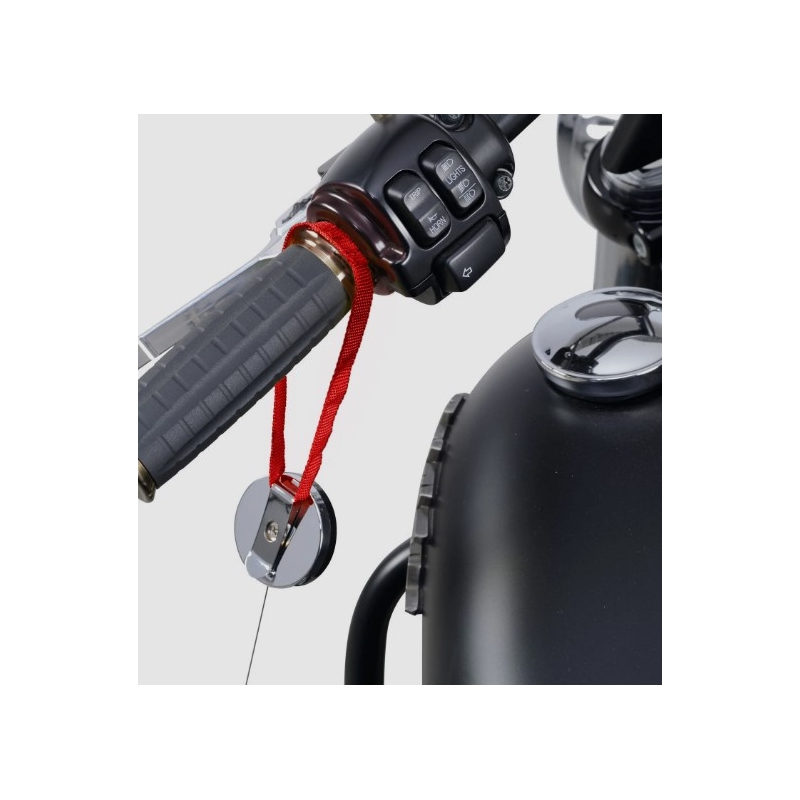 Covoraș sub suport lateral Louis cu retragere automată negru