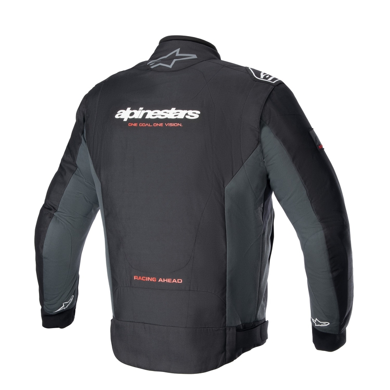 Jacheta moto Alpinestars Monza Sport negru-gri-rosu-alb