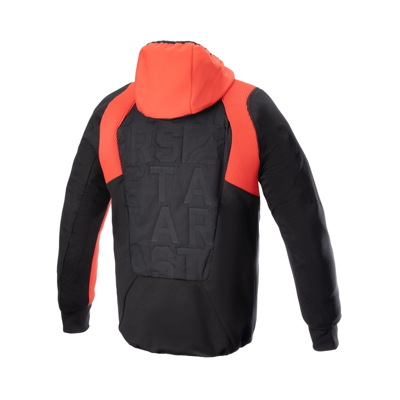 Hanorac motocicletă Alpinestars MO.ST.EQ Hybrid negru-roșu