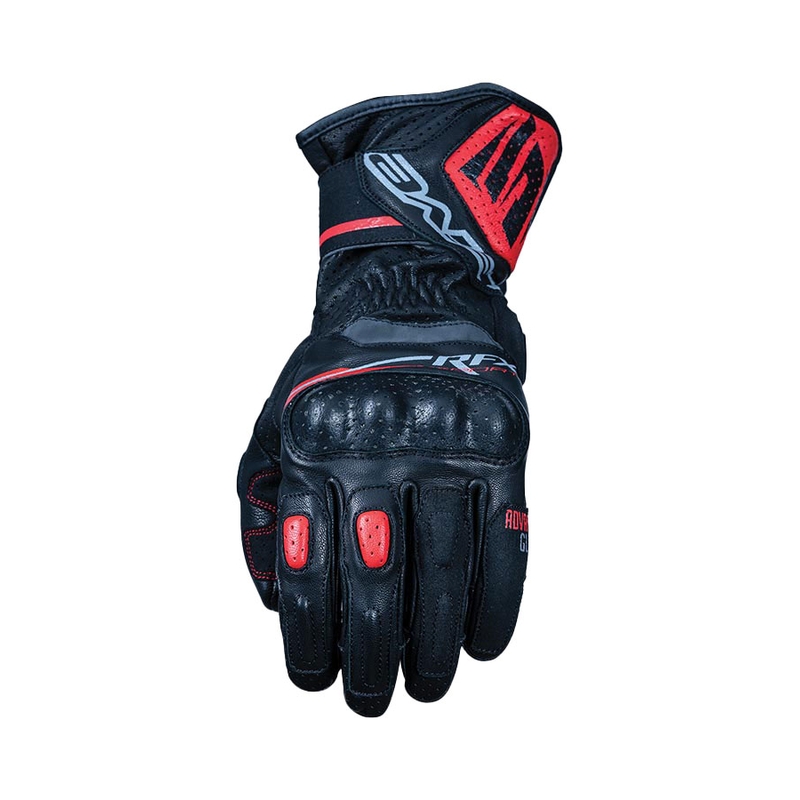 Mănuși moto FIVE RFX Sport negru-roșu