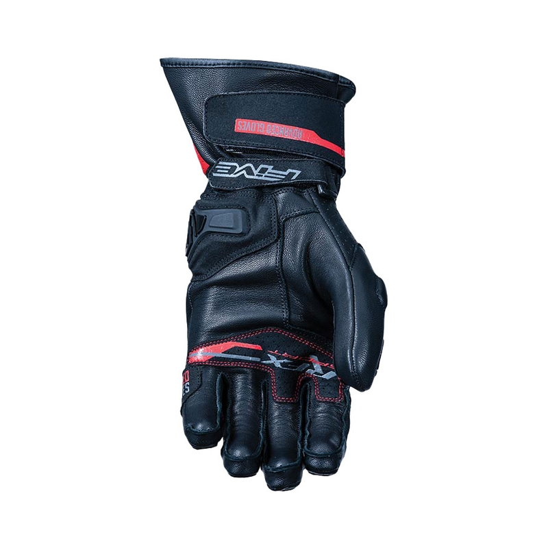 Mănuși moto FIVE RFX Sport negru-roșu